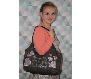 Stickdatei - Diamanten